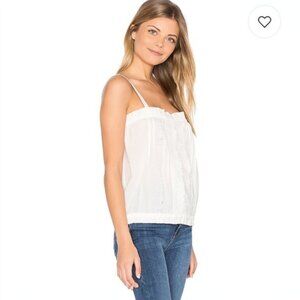 NWT Current / Elliott The Lace Tank, White